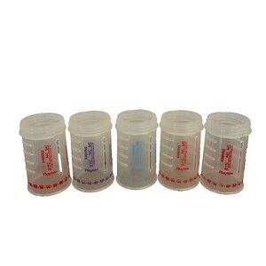 Vintage Lot of 5 Playtex Nurser Baby Bottle Holder Drop In Liners NO Rings/Caps